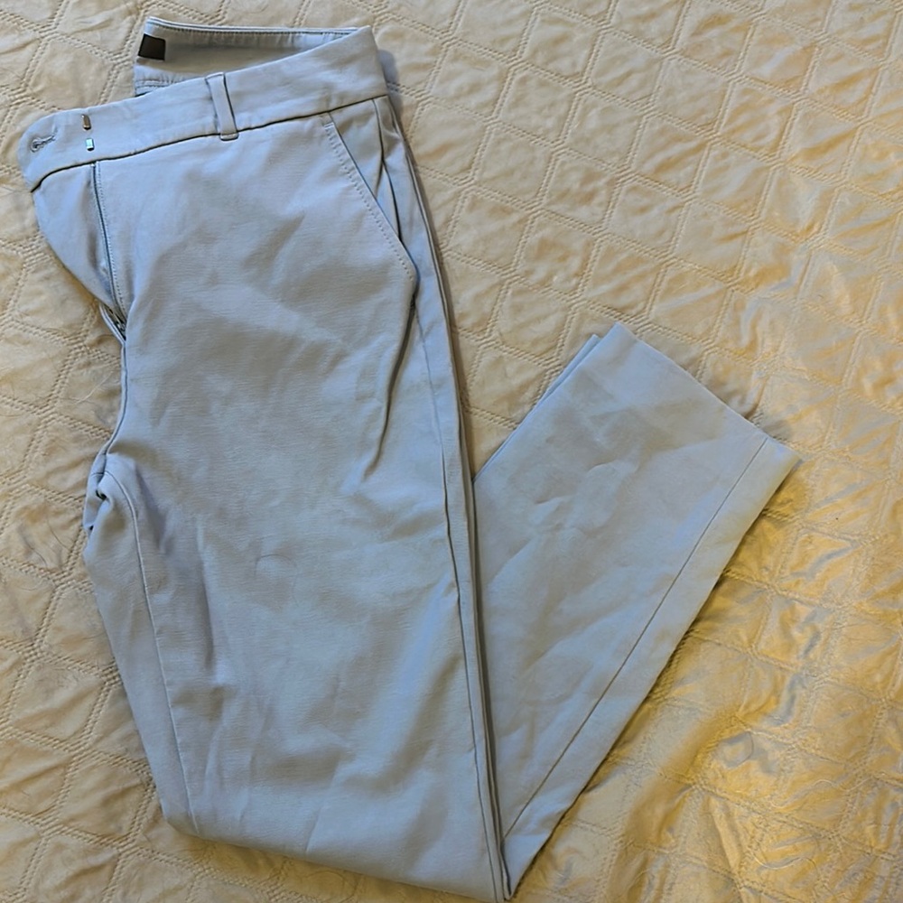 White House Black Market Blue Straight Leg Pants